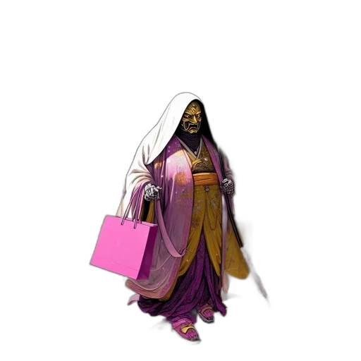 jewelry, dress, staff, creature transparent PNG cut-out
