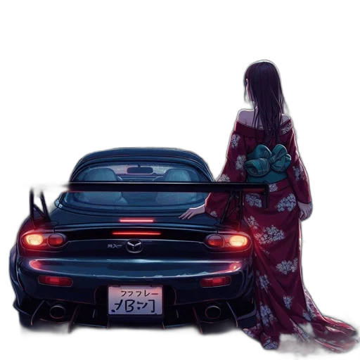 car, dress, robot, animal transparent PNG cut-out