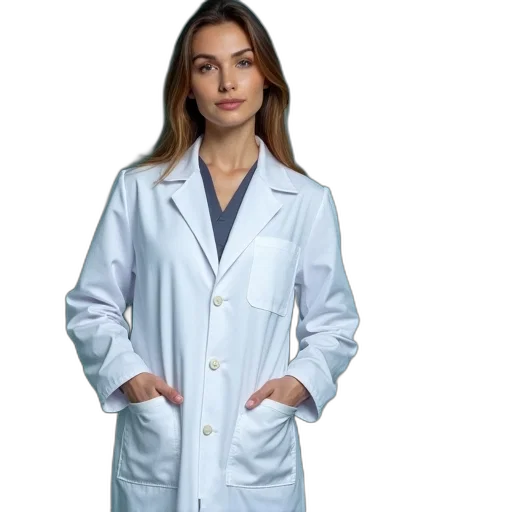 jacket, dress, staff, medical transparent PNG cut-out