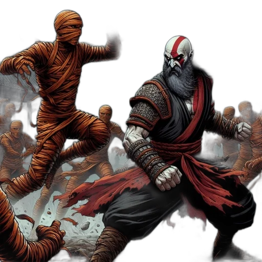 concept art, comic book art, fantasy art, fire transparent PNG cut-out