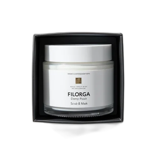 white, jar, filorga, scrub transparent PNG cut-out