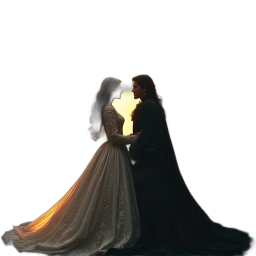 dress, crown, concept art, fantasy art transparent PNG cut-out
