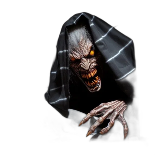 creature, mask, jacket, face transparent PNG cut-out