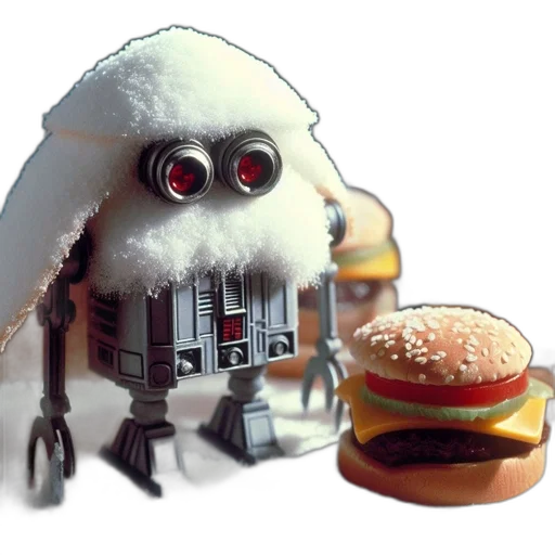 food, robot, creature, weapon transparent PNG cut-out