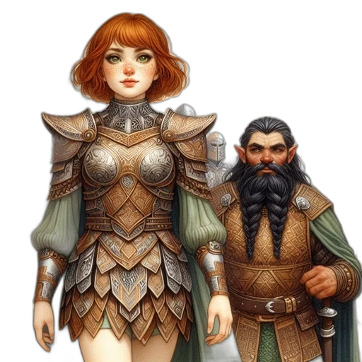 fantasy art, concept art, pixel art, comic book art transparent PNG cut-out