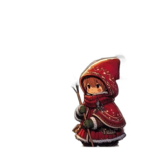 weapon, hat, staff, dress transparent PNG cut-out
