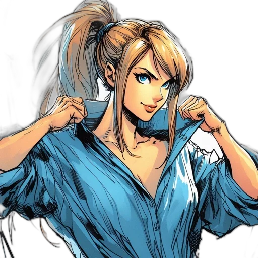 dress, concept art, anime, comic book art transparent PNG cut-out
