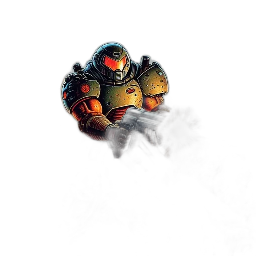 robot, weapon, creature, mask transparent PNG cut-out