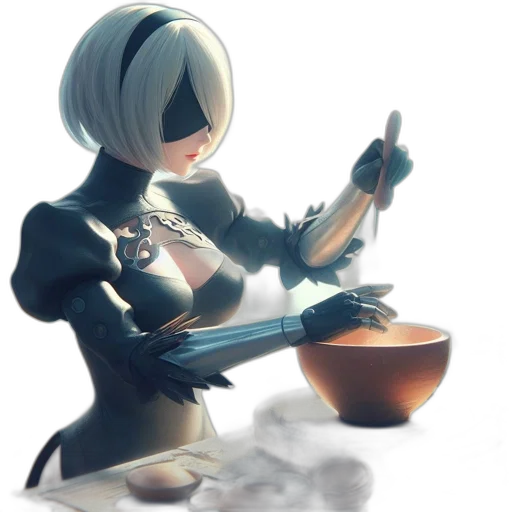 robot, weapon, staff, food transparent PNG cut-out