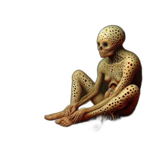 jewelry, creature, robot, 3d render transparent PNG cut-out