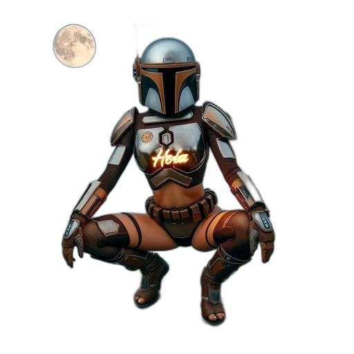 robot, concept art, comic book art, pixel art transparent PNG cut-out