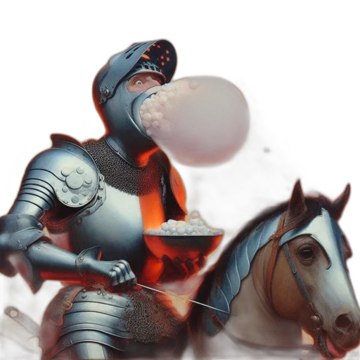 robot, sword, dragon, concept art transparent PNG cut-out
