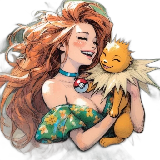 comic book art, concept art, fantasy art, cartoon transparent PNG cut-out