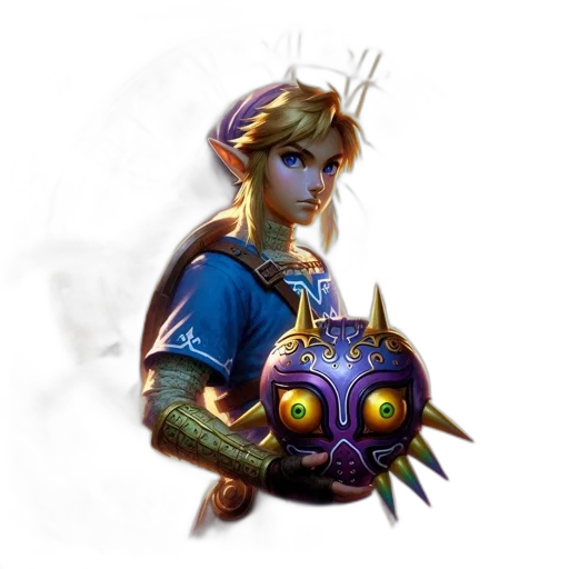 mask, staff, crown, weapon transparent PNG cut-out