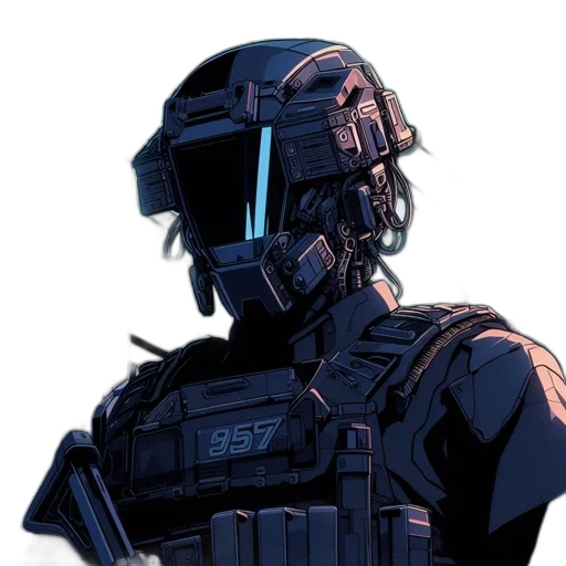 robot, face, mask, concept art transparent PNG cut-out