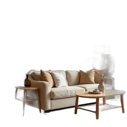 furniture, 3d render, photorealistic, concept art transparent PNG cut-out