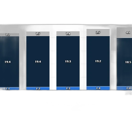 3d render, blue, monochrome, bar transparent PNG cut-out