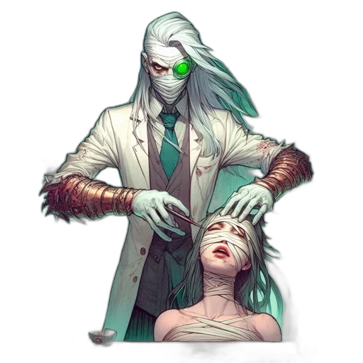 mask, staff, creature, face transparent PNG cut-out