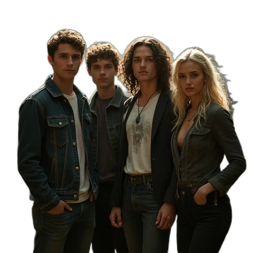 jacket, cast, maze, left transparent PNG cut-out