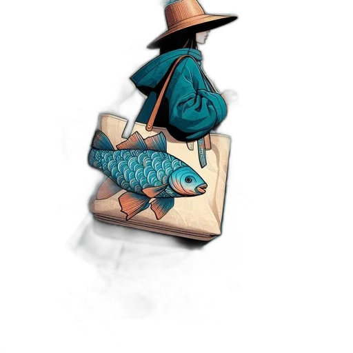 hat, jacket, dragon, jewelry transparent PNG cut-out