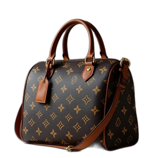 bag, monogram, print transparent PNG cut-out