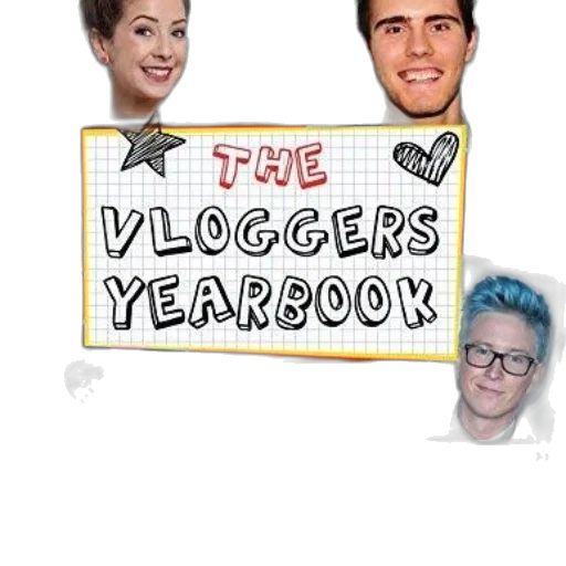 vloggers, yearbook, features, various transparent PNG cut-out