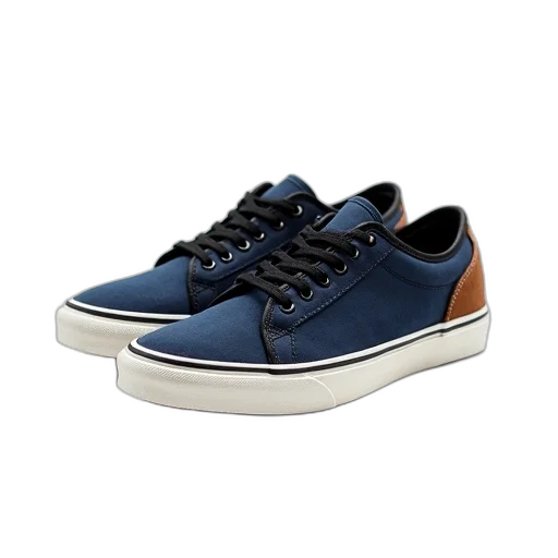 shoes, blue, pair, black transparent PNG cut-out