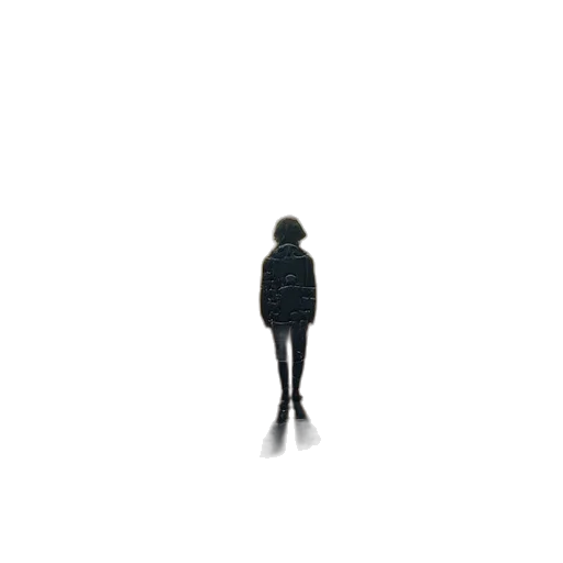 jacket, dress, umbrella, robot transparent PNG cut-out