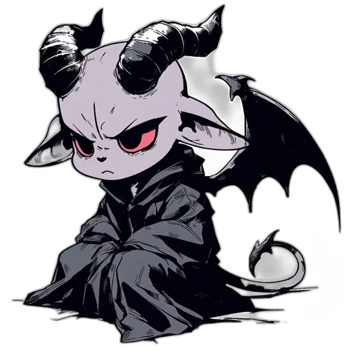 dragon, creature, staff, animal transparent PNG cut-out