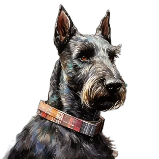 staff, animal, photorealistic, watercolor transparent PNG cut-out