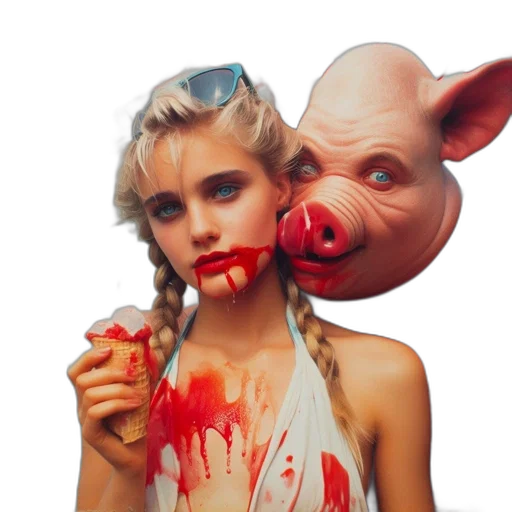 food, mask, face, animal transparent PNG cut-out