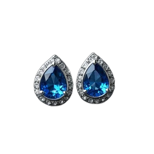 jewelry, crown, blue, pair transparent PNG cut-out
