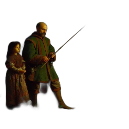 sword, staff, weapon, jacket transparent PNG cut-out