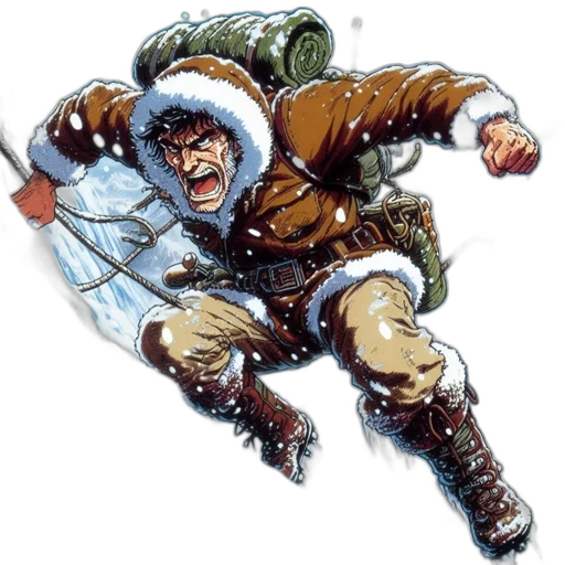 staff, sword, weapon, jacket transparent PNG cut-out