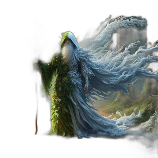 dragon, hair, creature, dress transparent PNG cut-out