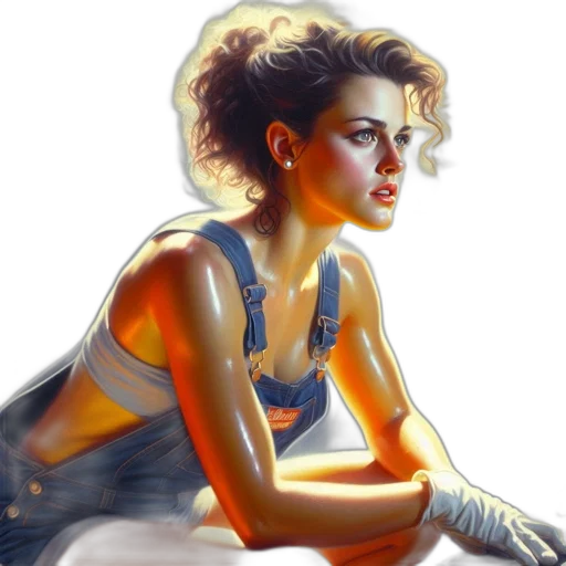 photorealistic, concept art, comic book art, oil painting transparent PNG cut-out
