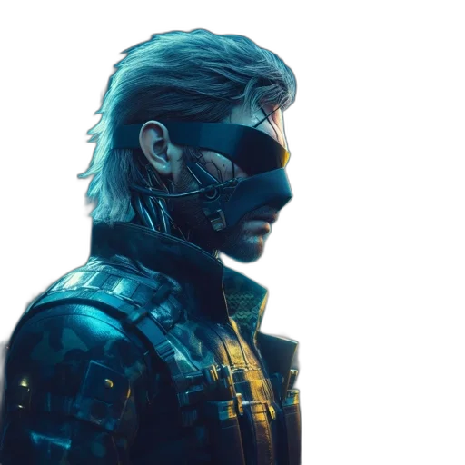 mask, face, robot, jacket transparent PNG cut-out