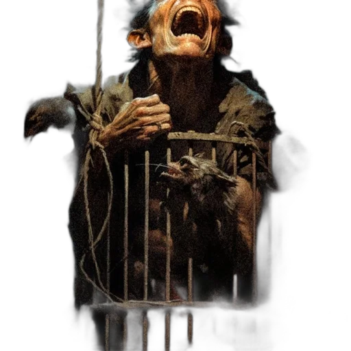 staff, creature, face, mask transparent PNG cut-out
