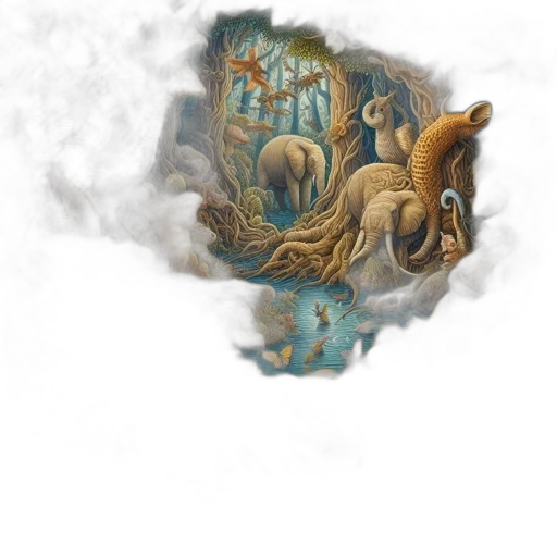 dragon, staff, crown, creature transparent PNG cut-out