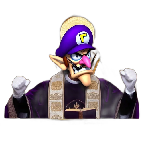 crown, mask, staff, face transparent PNG cut-out