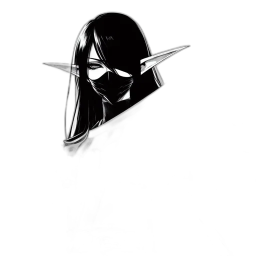 mask, face, staff, sword transparent PNG cut-out