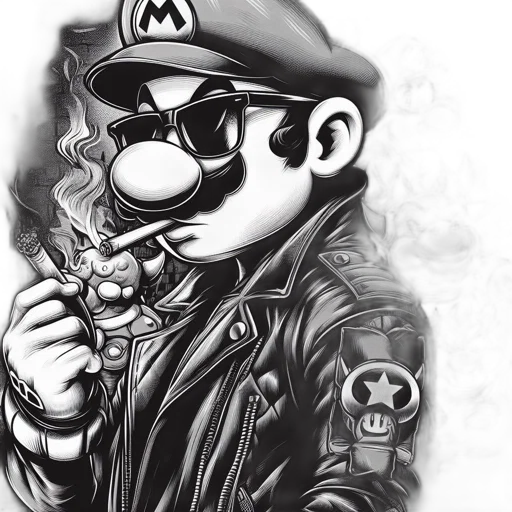 jacket, cartoon, comic book art, pencil sketch transparent PNG cut-out