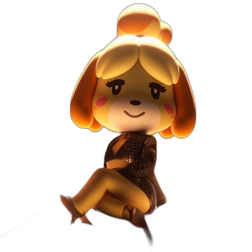 staff, dress, creature, animal transparent PNG cut-out