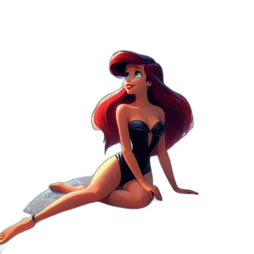 dress, concept art, 3d render, cartoon transparent PNG cut-out