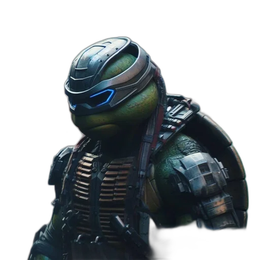 robot, creature, concept art, 3d render transparent PNG cut-out