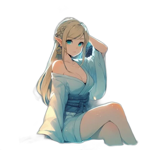 dress, crown, staff, jewelry transparent PNG cut-out