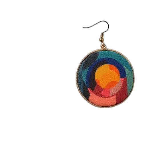 jewelry, 3d render, colorful, geometric transparent PNG cut-out