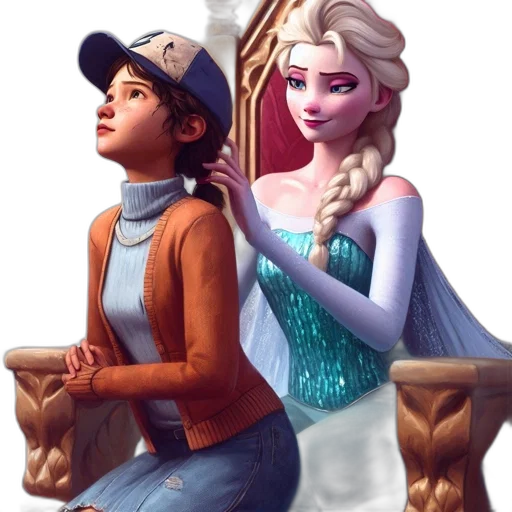 crown, staff, concept art, fantasy art transparent PNG cut-out