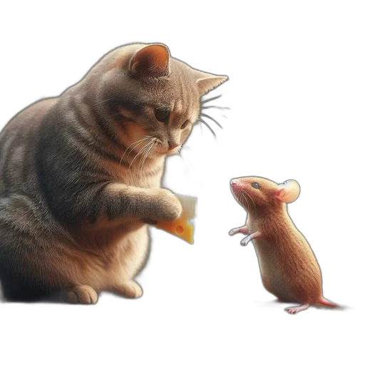 animal, concept art, photorealistic, oil painting transparent PNG cut-out