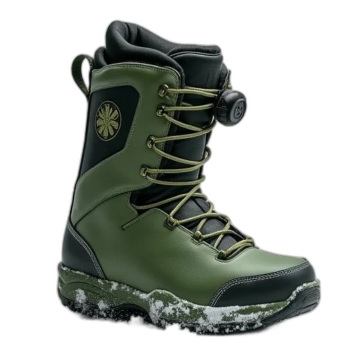 3d render, burton, snowboard, boot transparent PNG cut-out